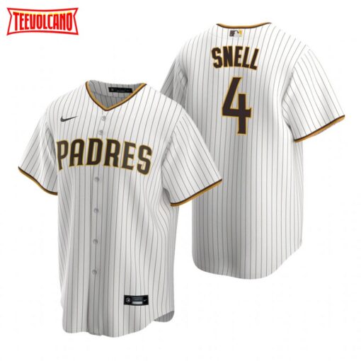 San Diego Padres Blake Snell White Brown Home Replica Jersey