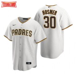 San Diego Padres Eric Hosmer White Brown Replica Home Jersey