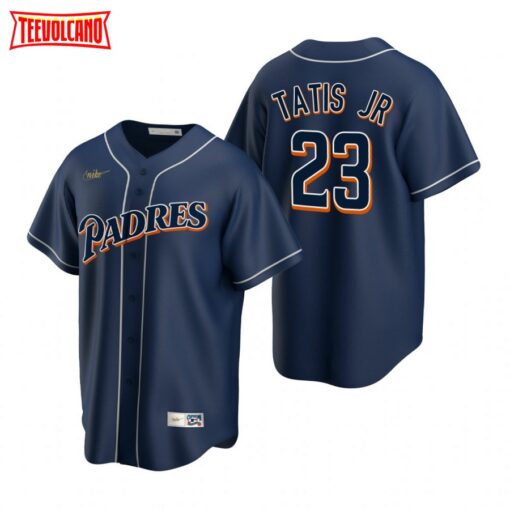 San Diego Padres Fernando Tatis Jr Navy Cooperstown Jersey