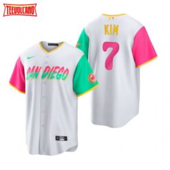 San Diego Padres Ha-Seong Kim White 2022 City Connect Replica Jersey