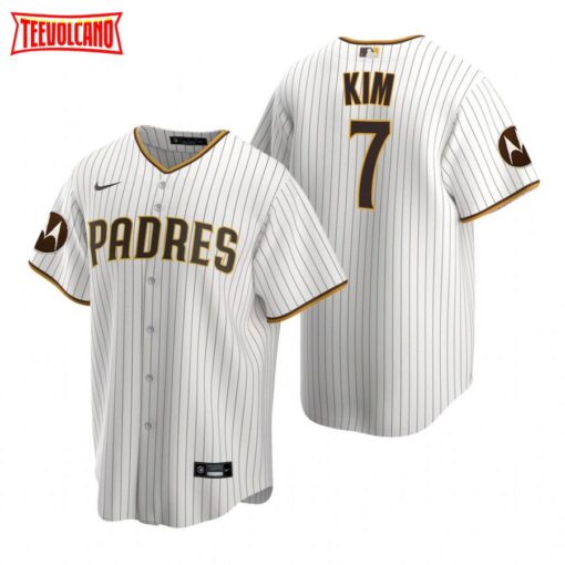 San Diego Padres Ha-Seong Kim White Motorola Patch Replica Jersey