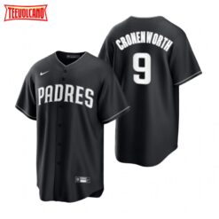 San Diego Padres Jake Cronenworth Black White Fashion Replica Jersey