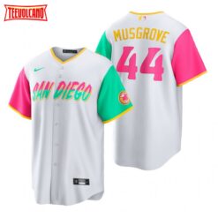 San Diego Padres Joe Musgrove White 2022 City Connect Replica Jersey