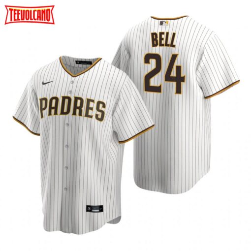 San Diego Padres Josh Bell White Home Replica Jersey