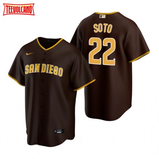 San Diego Padres Juan Soto Brown Road Replica Jersey