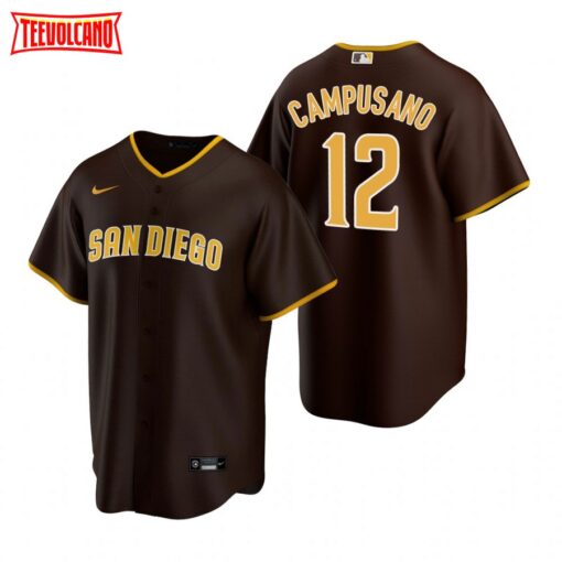 San Diego Padres Luis Campusano Brown Road Replica Jersey