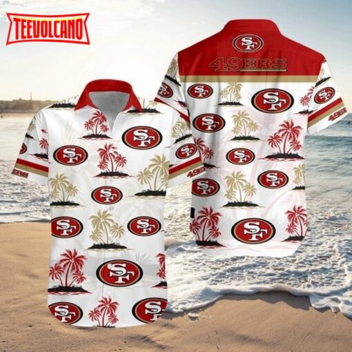 San Francisco 49ers Hawaiian 3D Shirts