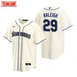 Seattle Mariners Cal Raleigh Cream Alternate Replica Jersey