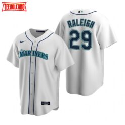 Seattle Mariners Cal Raleigh White Home Replica Jersey