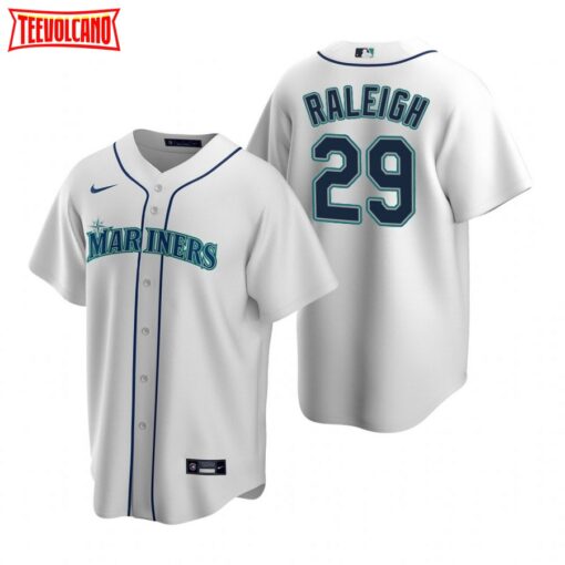 Seattle Mariners Cal Raleigh White Home Replica Jersey