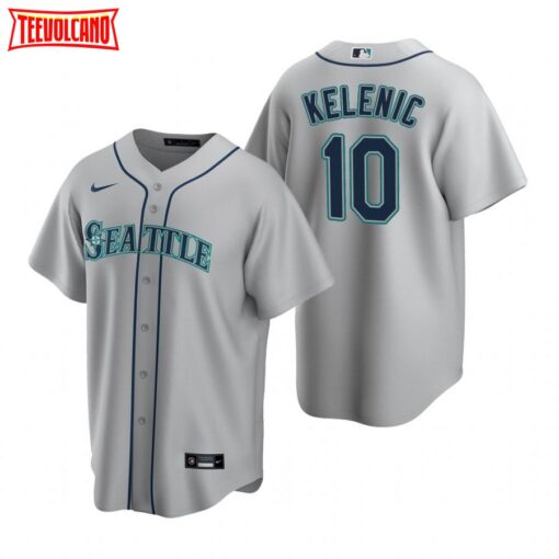 Seattle Mariners Jarred Kelenic Gray Road Replica Jersey