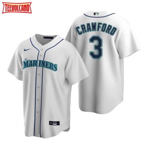 Seattle Mariners JP Crawford White Home Replica Jersey