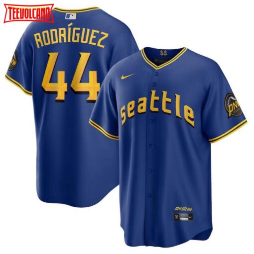 Seattle Mariners Julio Rodriguez Royal 2023 City Connect Replica Jersey