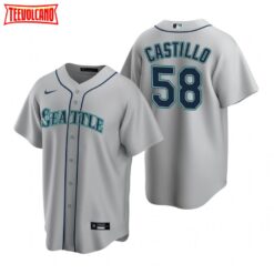 Seattle Mariners Luis Castillo Gray Road Replica Jersey