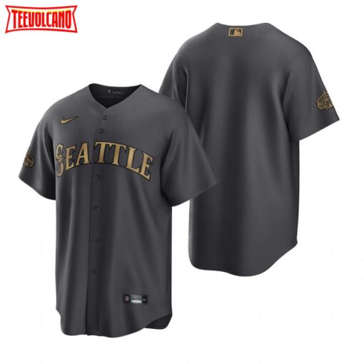 Seattle Mariners Team Charcoal 2022 All-Star Game Replica Jersey