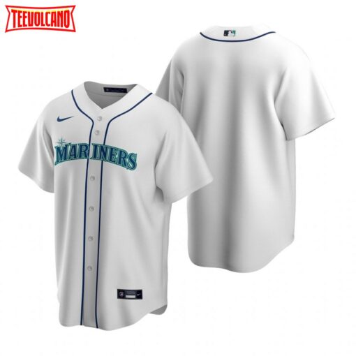 Seattle Mariners Team White Replica Home Jersey