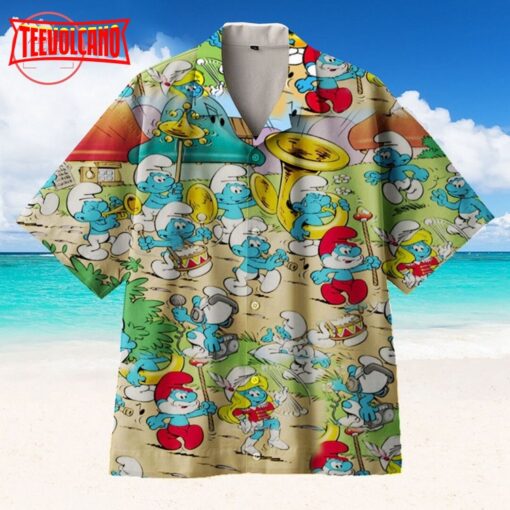 Smurf Baby Hawaiian Shirt
