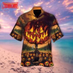 Spooky Pumpkin Village Hawaiian Shirt