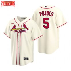 St. Louis Cardinals Albert Pujols Cream Replica Alternate Jersey