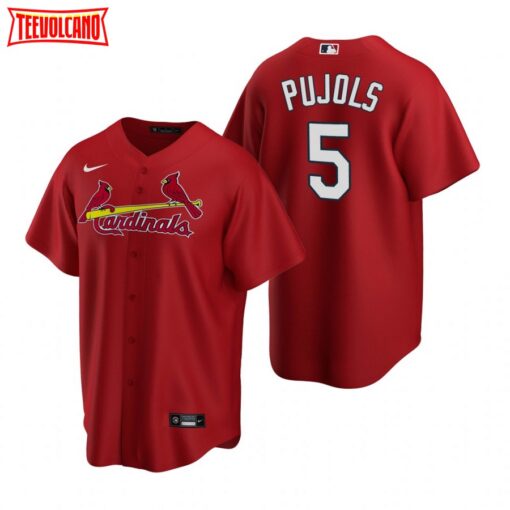 St. Louis Cardinals Albert Pujols Red Replica Alternate Jersey