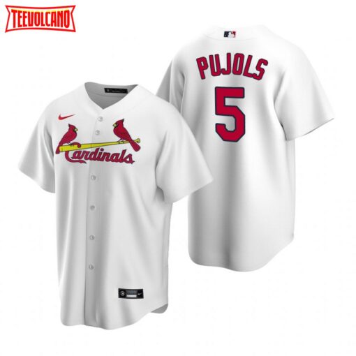 St. Louis Cardinals Albert Pujols White Replica Home Jersey