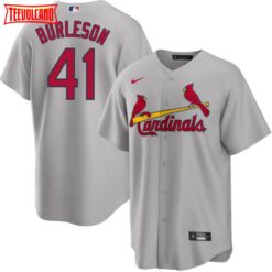 St. Louis Cardinals Alec Burleson Gray Road Replica Jersey