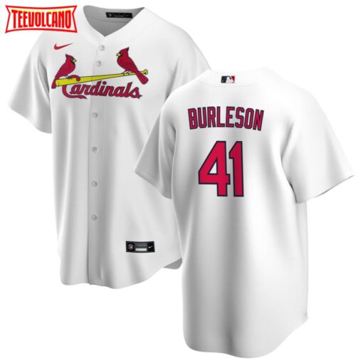 St. Louis Cardinals Alec Burleson White Home Replica Jersey