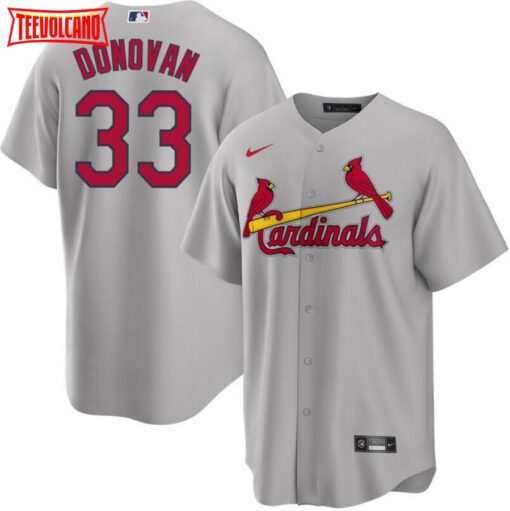 St. Louis Cardinals Brendan Donovan Gray Road Replica Jersey