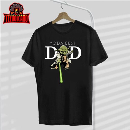 Star Wars Yoda Lightsaber Best Dad Father’s Day T-Shirt