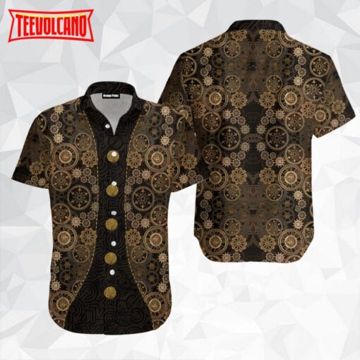 Steampunk Mechanic Aloha Hawaiian Shirt