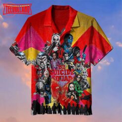 Suicide squad characters Hawaiian Shirt