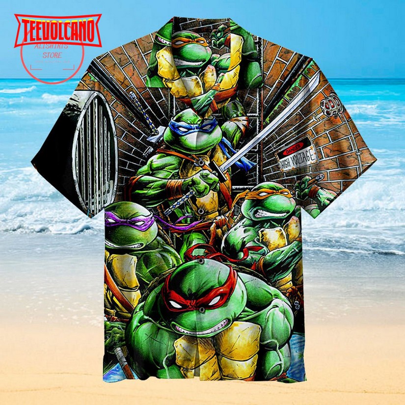 Teenage Mutant Ninja Turtles 1987 Unisex Hawaiian Shirt