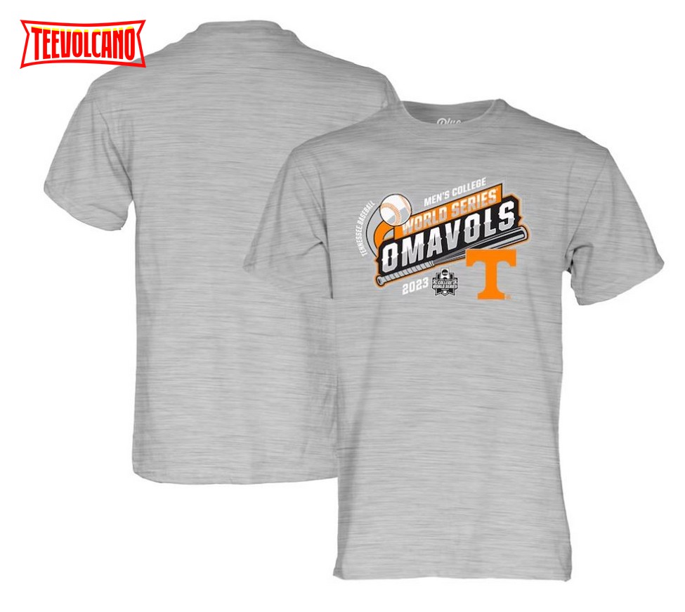 Tennessee Volunteers 2023 NCAA Men's Baseball College World Series T-Shirt