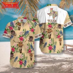 Texas Hawaiian Shirt V4