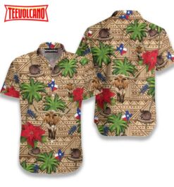 Texas Insignia Aloha Hawaiian Shirt