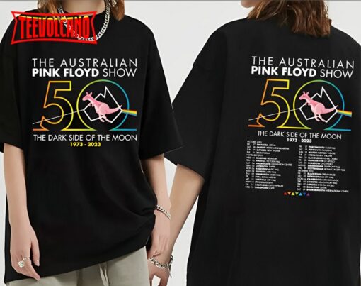 The Australian Pink Floyd Show 2023 Tour Double Sides T-Shirt