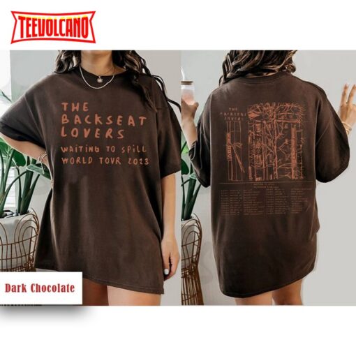 The Backseat Lovers Tour 2023 Double Side T-shirt