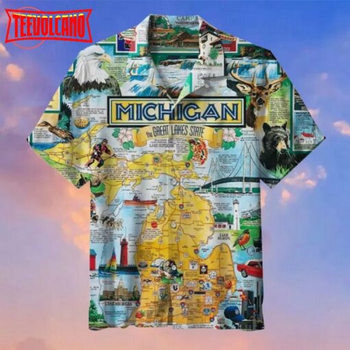 The Best Michigan Hawaiian Shirt