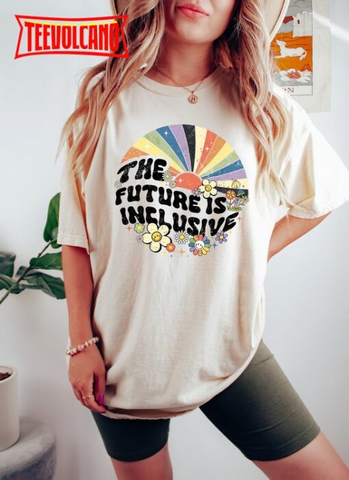 The Future Is Inclusive Retro Pride T-Shirt