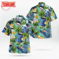 The Muppet Sam The Eagle Pineapple Tropical Hawaiian Shirt