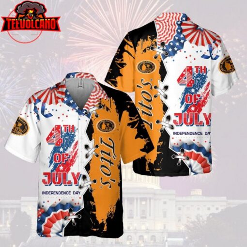 Tito’s 4th Of July Independence Day Hawaiian Shirt