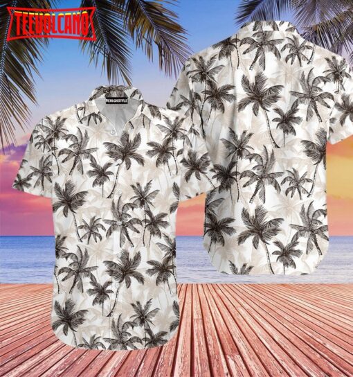 Tropical Vintage Palm Tree Hawaiian Shirt