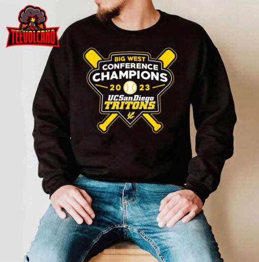 UC San Diego Tritons 2023 Big West Baseball Champions Unisex T-Shirt