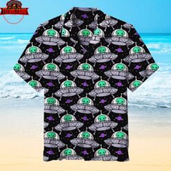 UFO Alien Painting Art Hawaiian Shirts