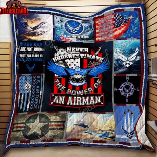 U.S. Air Force 3D Quilt Blanket