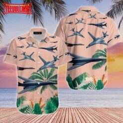 US Air Force Rockwell B-1 Lancer Hawaiian Shirt