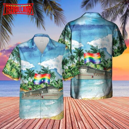 US Cruise Happy LGBT Pride Month Hawaiian Shirt