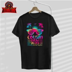 Vacation Beach Family Trip Reunion Cousin Crew 2023 Tie Dye T-Shirt