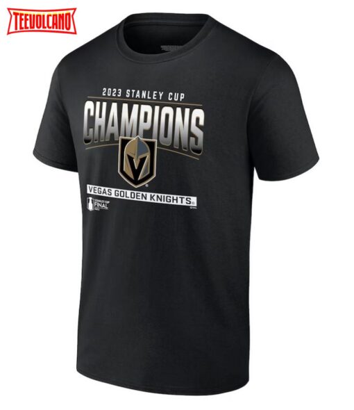 Vegas Golden Knights 2023 Stanley Cup Champions Signature Roster T-Shirt