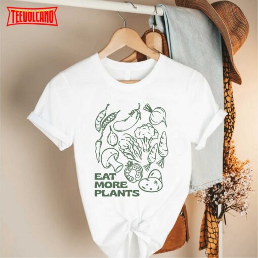 Vegetarian Shirt, Vegetarian Eat More Plants Shirt